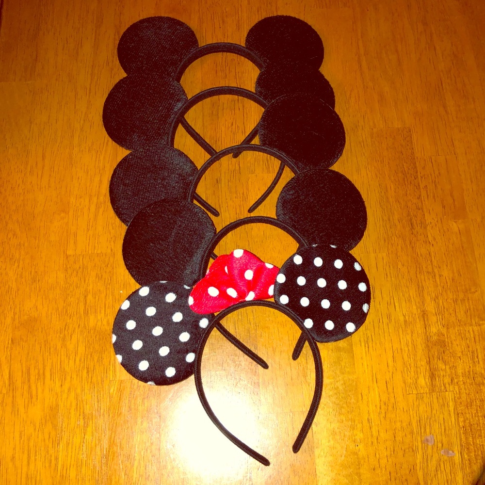 Five disney headbands!